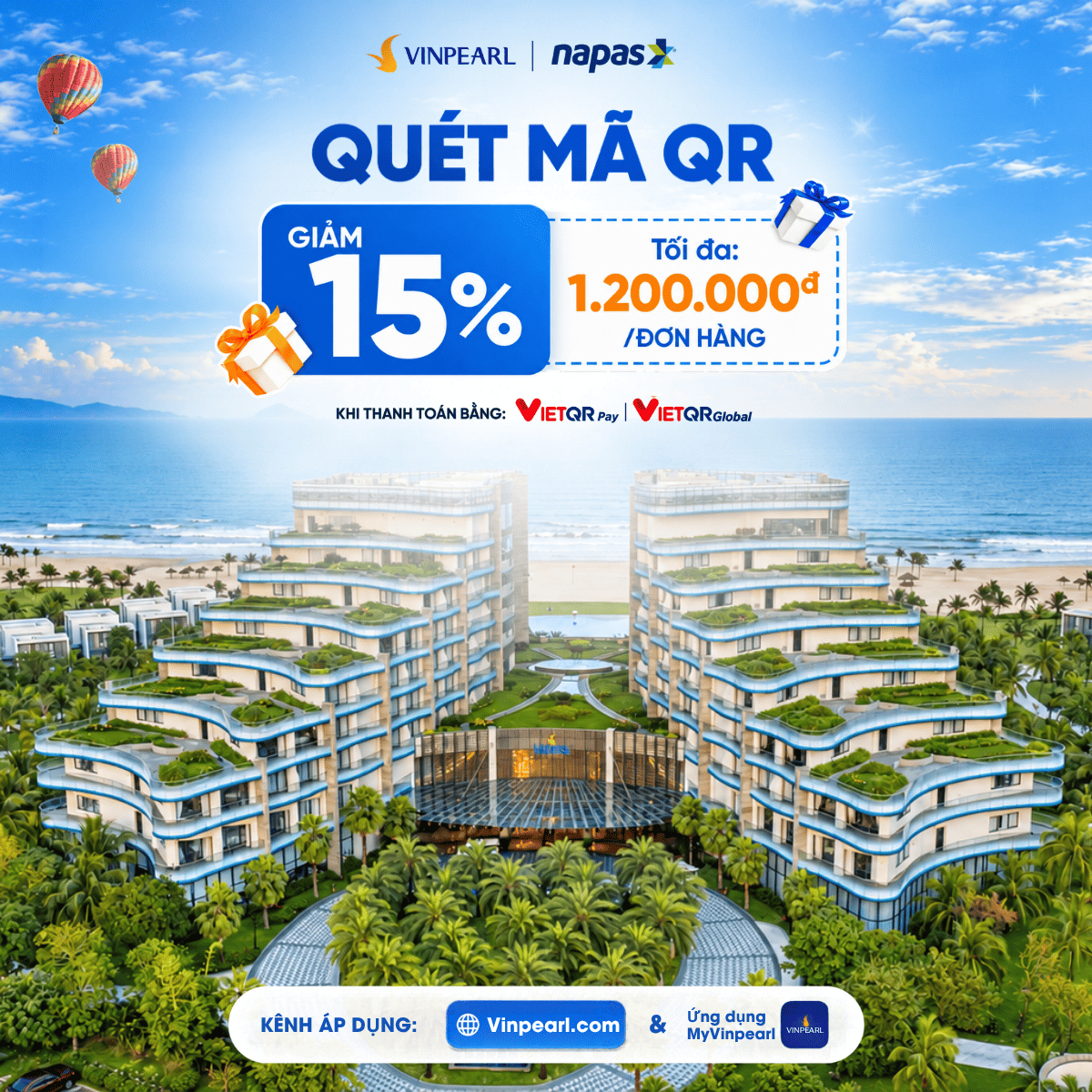 Ưu đãi khi thanh toán Napas